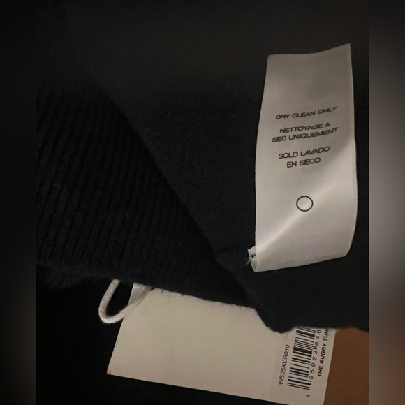 NWT $648 Frame Denim Blue The Rugby Tunic Dress Sweater Size S Cashmere Wool - Picture 11 of 12